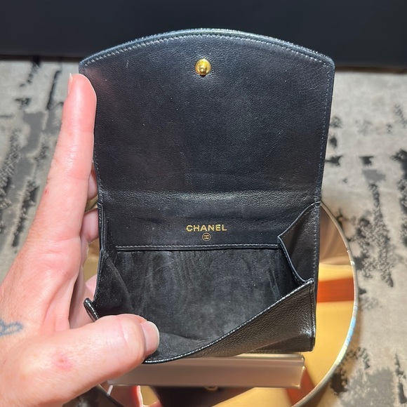 Like NEW Chanel Timeless Compact Black Caviar Wallet - Picture 7 of 14